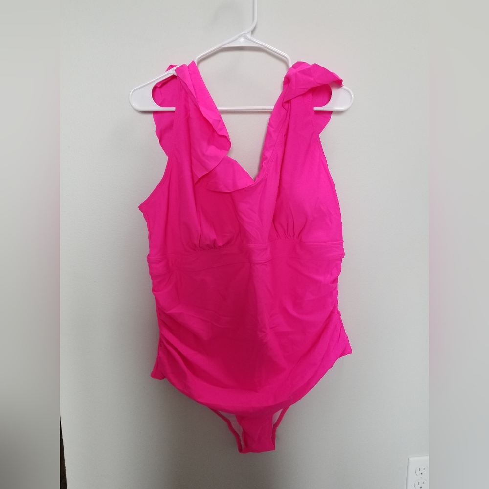 2/$25 Vibrant Pink One-Piece Swimsuit